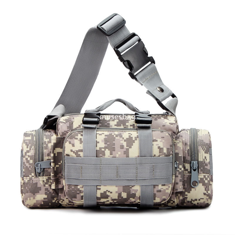 Camo Outdoor 3P crossbody Fanny Pack Handbag Casual Sports Tactical bag Single shoulder camera backpackCamera backpack