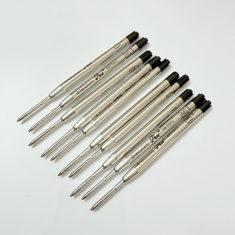 classic (12 pieces/lot ) 0.7 mm black / blue ink refill for ballpoint pen stationery write smooth pen accessories