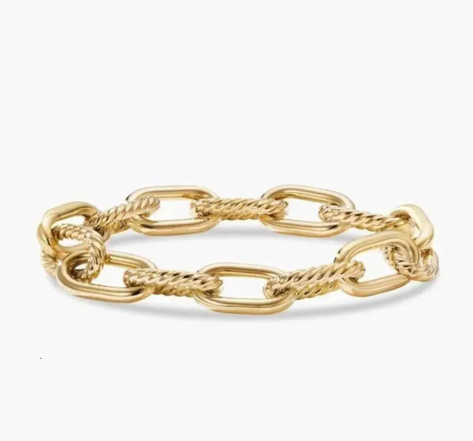Desginer Yuramm Bracelets Jewelry Bracelet Simple and Elegant Popular Woven Twisted Rope Ring Bracelet High Quality Luxury Wedding