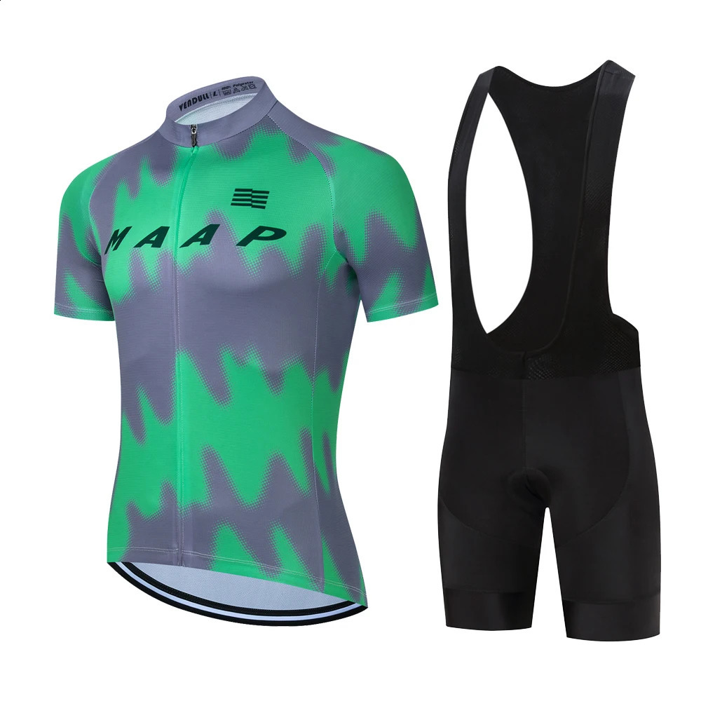Pro Men Short Sleeve Jersey Sets Ropa Ciclismo Hombre Summer Cycling Clothing Triathlon Bib Shorts Suit Bike Uniform 240722