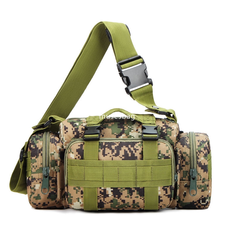Camo Outdoor 3P crossbody Fanny Pack Handbag Casual Sports Tactical bag Single shoulder camera backpackCamera backpack