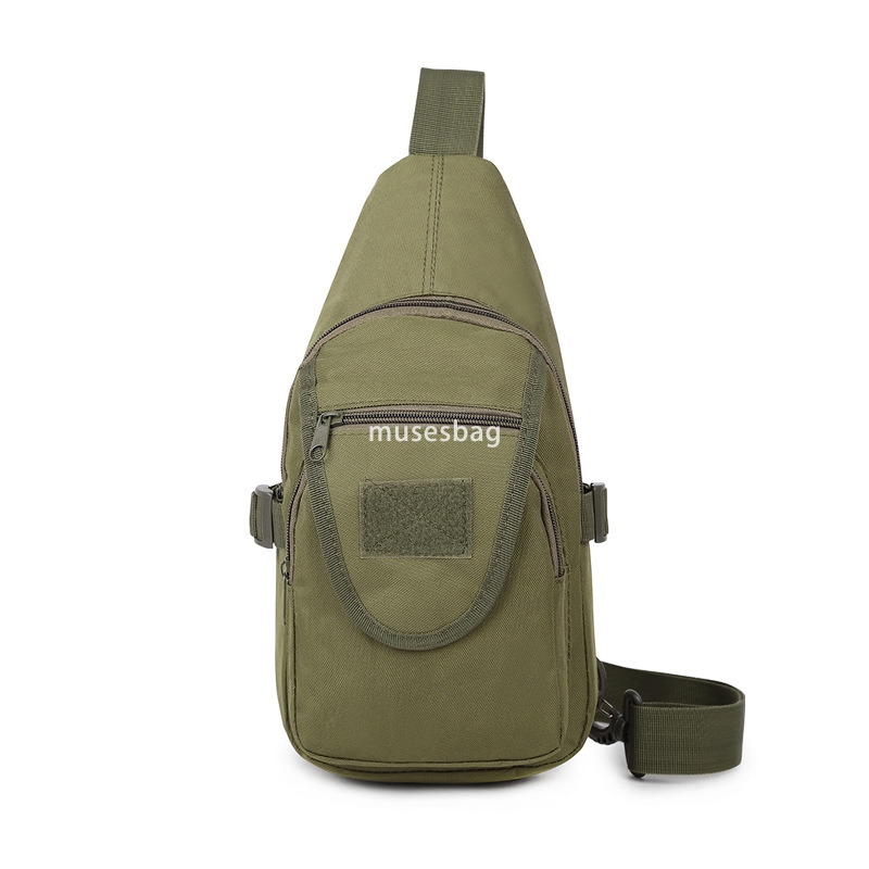 Camo Chest Bag Men's single shoulder crossbody bag Men's Nylon Oxford cloth outdoor bag Student small straddle backpack women
