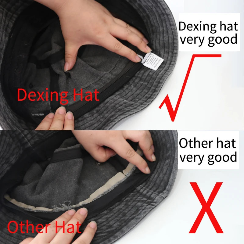 Big Head XXL 63cm Mens Bucket Hat Pure Cotton Panama Plus Size Hip Hop Fisherman Hat Korean Mens 63cm Sun Hat 240710