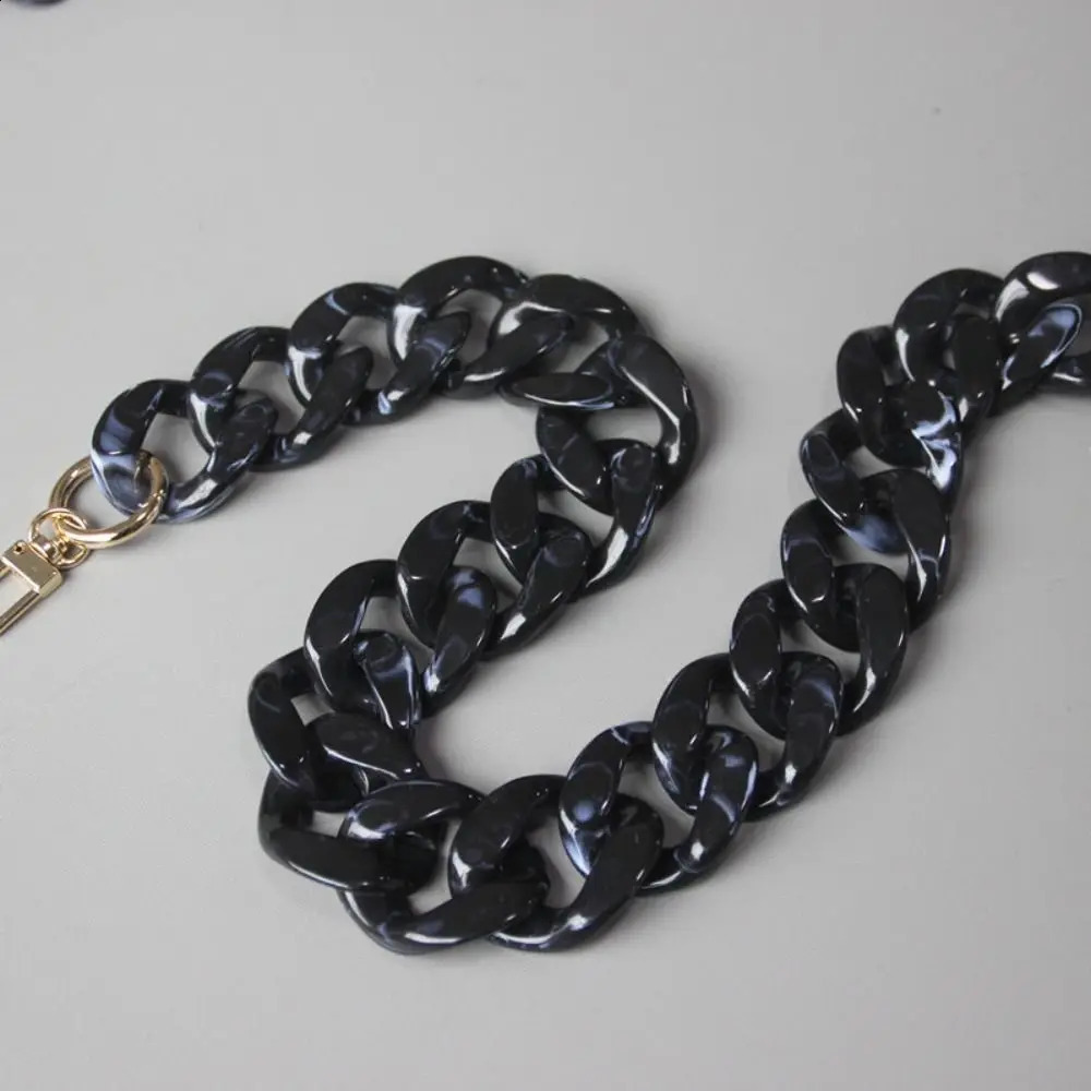 Women Acrylic Resin Bag Chains Shoulder Bag Straps Detachable Handbag Clutch Chain Purse Chain Belt Replacement Bag Accessories 240821