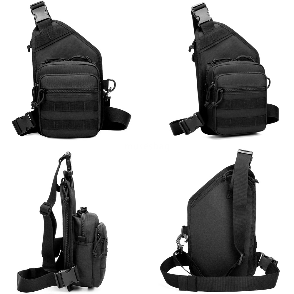 New waterproof Oxford cloth sports outdoor tactical army camouflage chest bag crossbody bag riding travel hanging bag directly for manufacturers