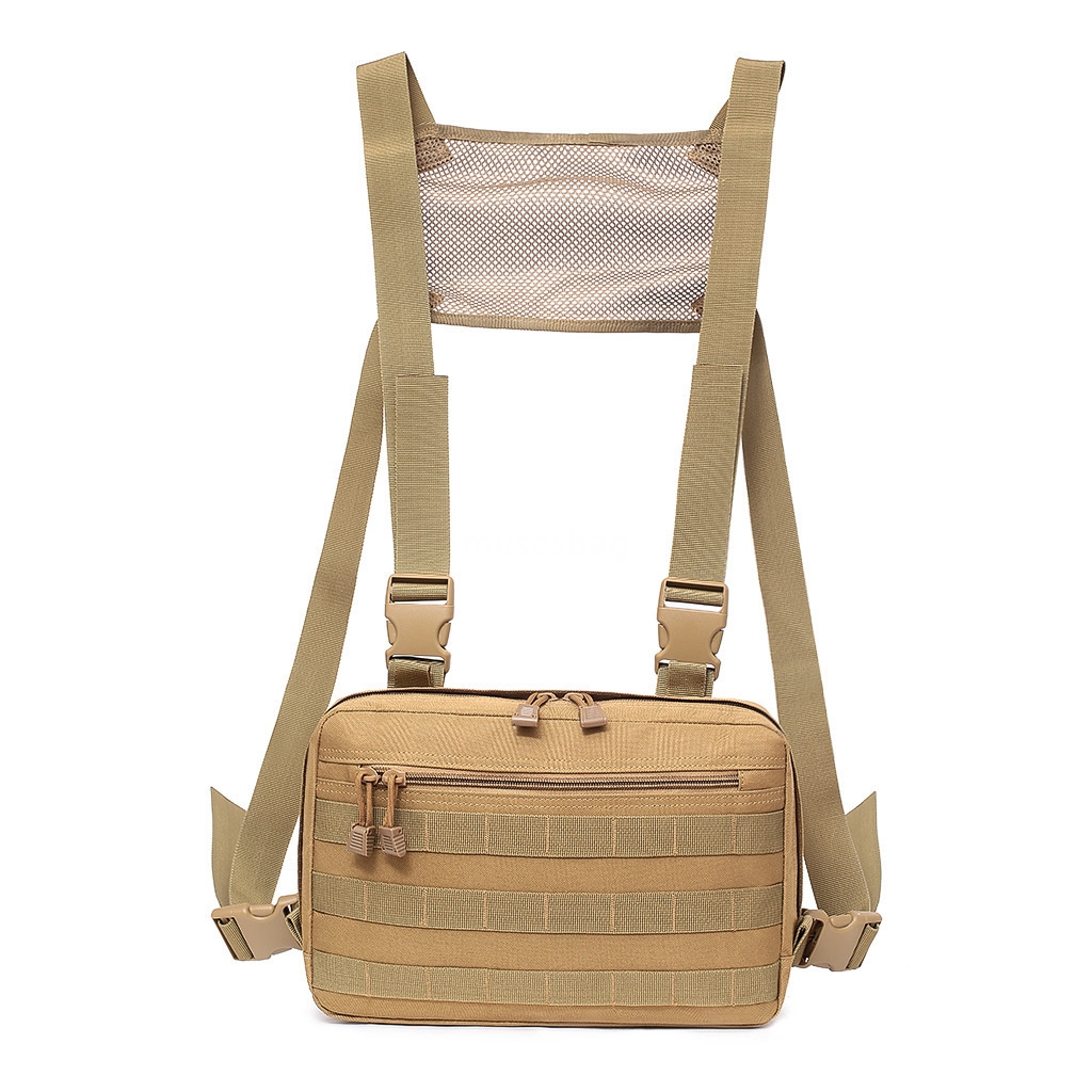 Camo Field Sports Small chest hanging bag Outside Tactical Chest bag Portable storage bungee bag
