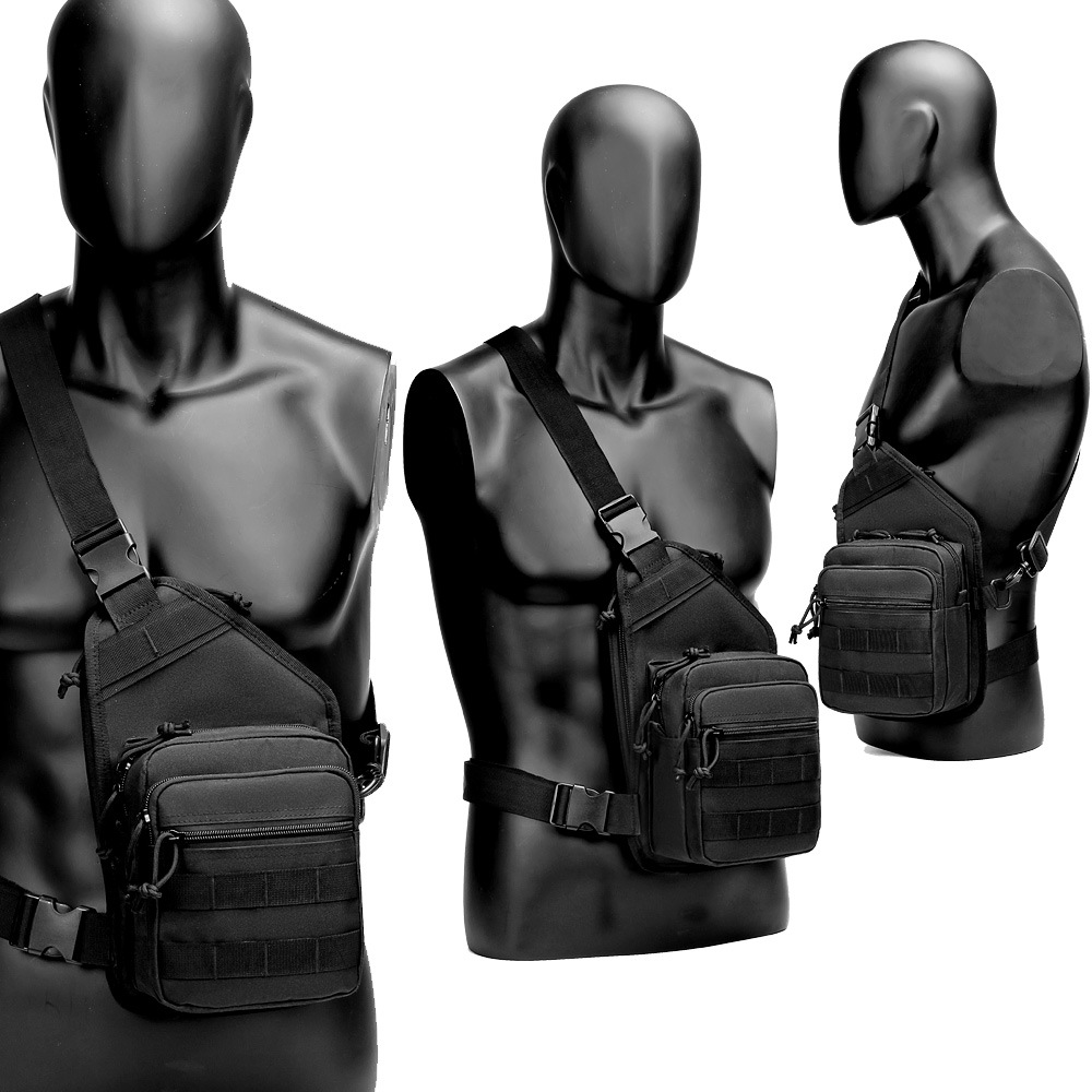 New waterproof Oxford cloth sports outdoor tactical army camouflage chest bag crossbody bag riding travel hanging bag directly for manufacturers