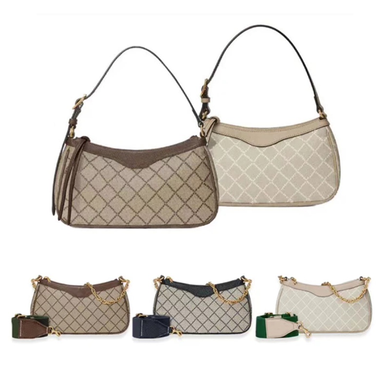 Women's handbag shoulder High quality ral leather men's purse Crossbody Designer Hand tote Gold Chain Bag small bag