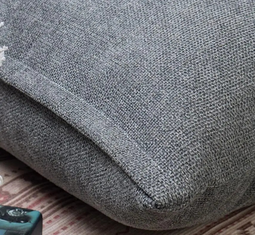 Large Square Pillowcase Coffee Sofa Back Huge Cushion Cover Washable Living Room Bedroom Pillow Cases Solid Color 607080CM 240725