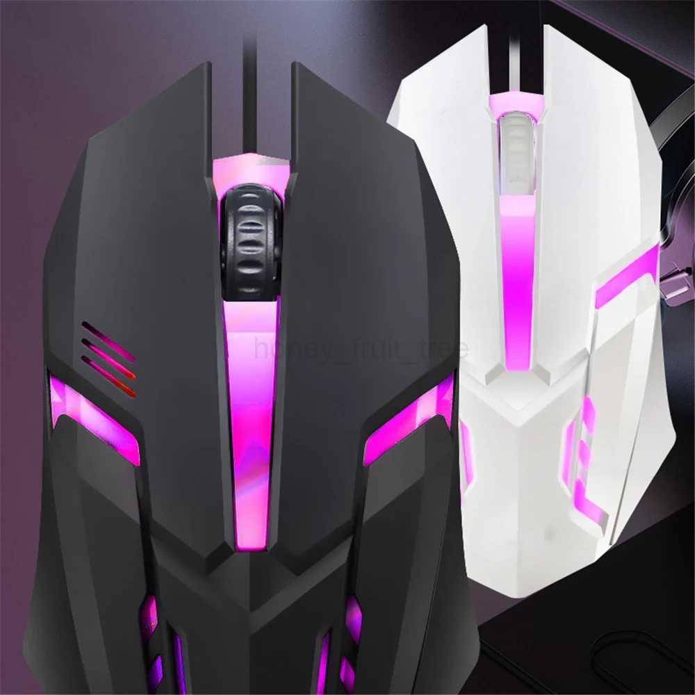 Business office Desktop laptop office light up eat chicken game mouse 5500dpi colorful esports mechanical mouse for PC laptopM240725