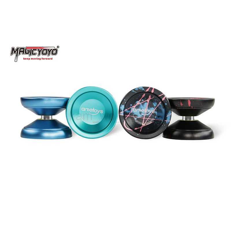 Original MAGICYOYO aluminum alloy boy yoyo ball children classic toy T5- sapphire blue professional metal yo-yoM240725