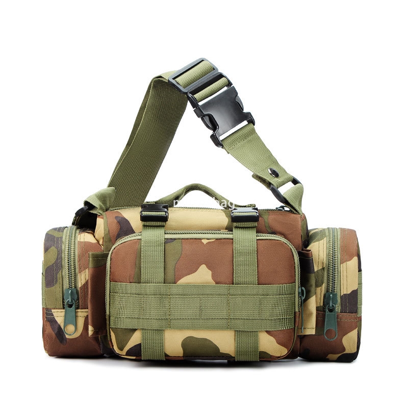 Camo Outdoor 3P crossbody Fanny Pack Handbag Casual Sports Tactical bag Single shoulder camera backpackCamera backpack