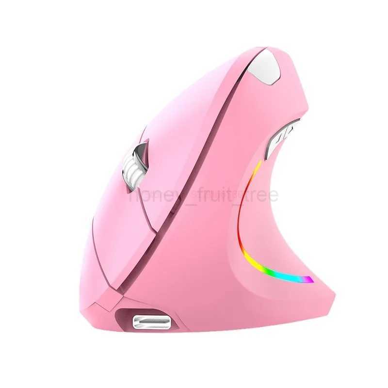 2.4ghz Wireless Bluetooth Vertical Mouse Ergonomic Desigh Type-C Port For Windows Mac Laptop Gamer Mouse Office AccessoriesM240725