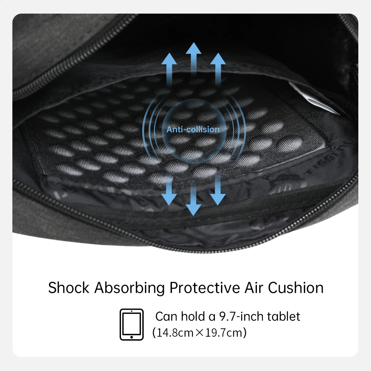 Warranty Men Shoulder Bag 97inch IPad Crossbody For Shockproof Messenger Mini Lightweight Handbag 240723