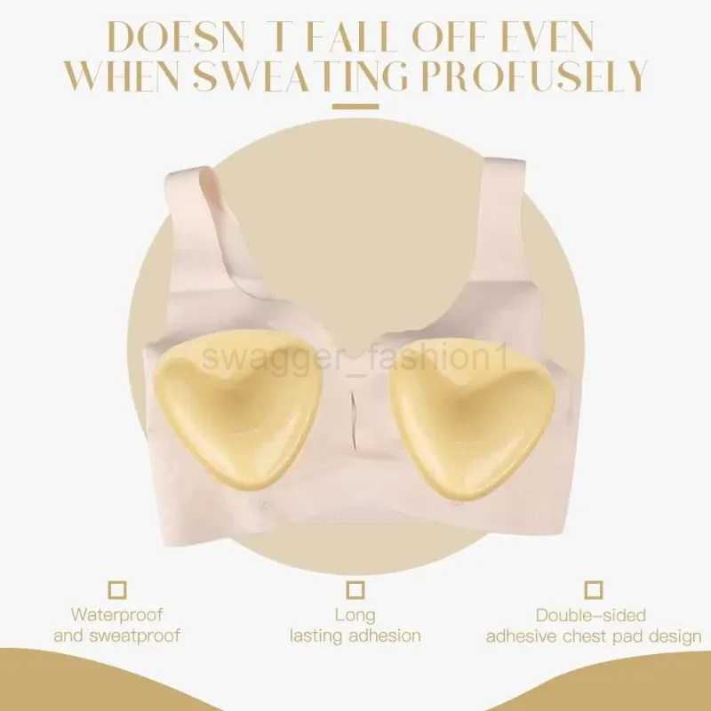 2024 New Hot Double Sided Adhesive Sticky Bra Inserts Push Up Thick Sponge Breast Lift Pads Women Swimsuit Bikini Cup EnhancerB240725