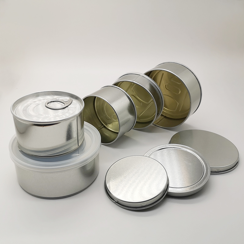 500pcs Food Savers Storage Containers Tin Empty Cans Customized Stickers OEM