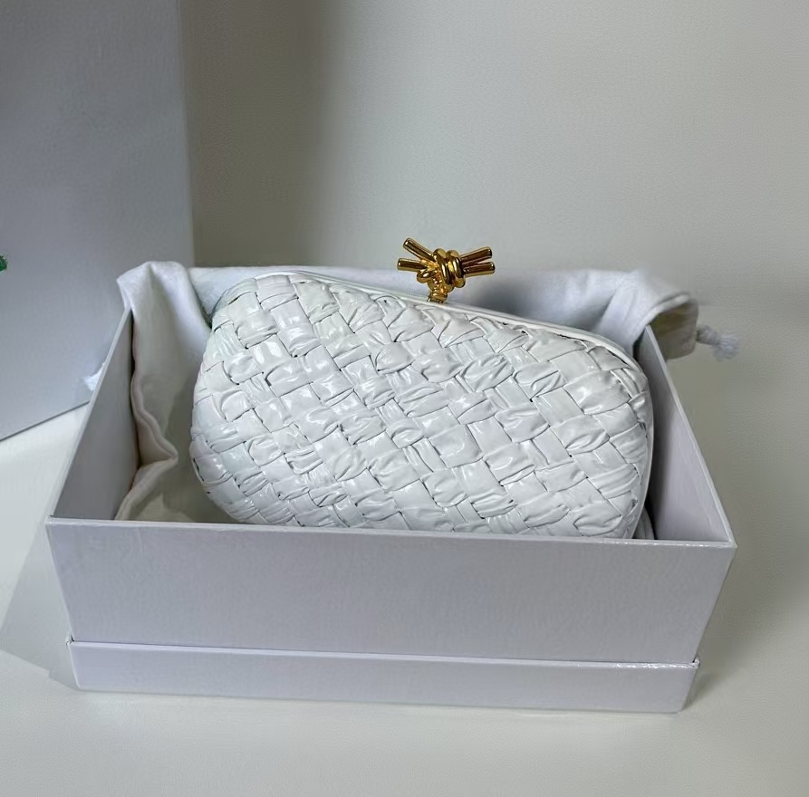 Designer Fashion Evening Bags Knot Leather Party Clutches Purses And Handbags Luxury Handmade Woven Wallets Pocket Hand Bags