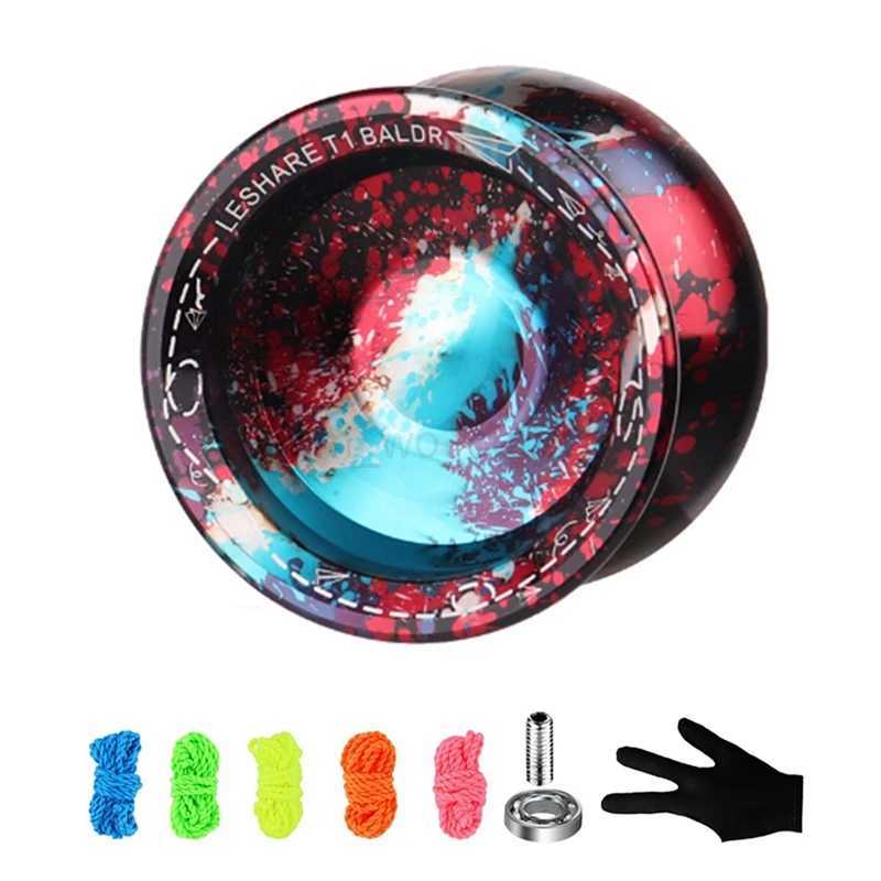 LESHARE High Precision YOYO Magic Yoyo Ball with Metal Mixing Sleep Professional Gravity Yo-Yo Toy for Kids M240725