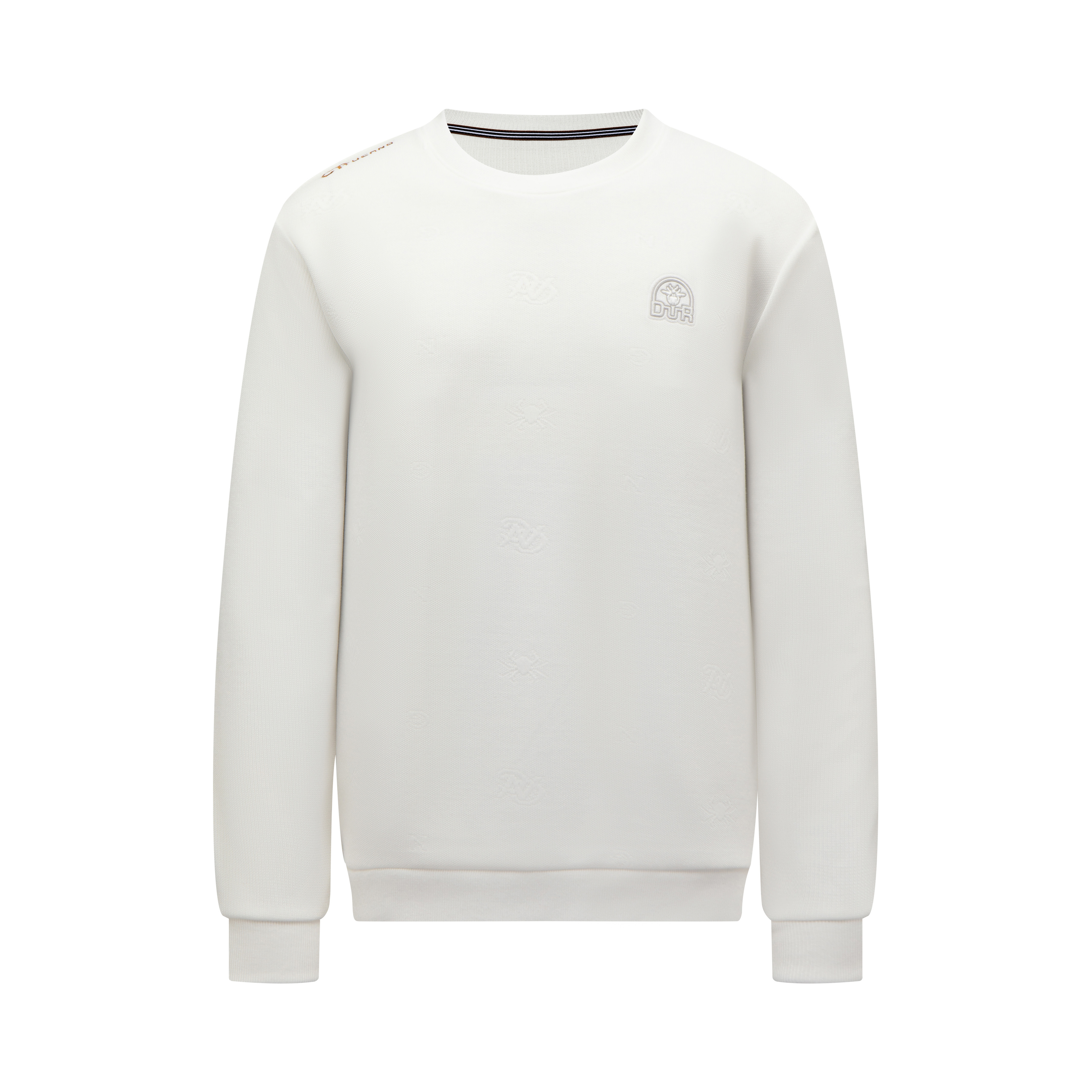 Round neck casual men's long sleeved sweatshirt 24K01