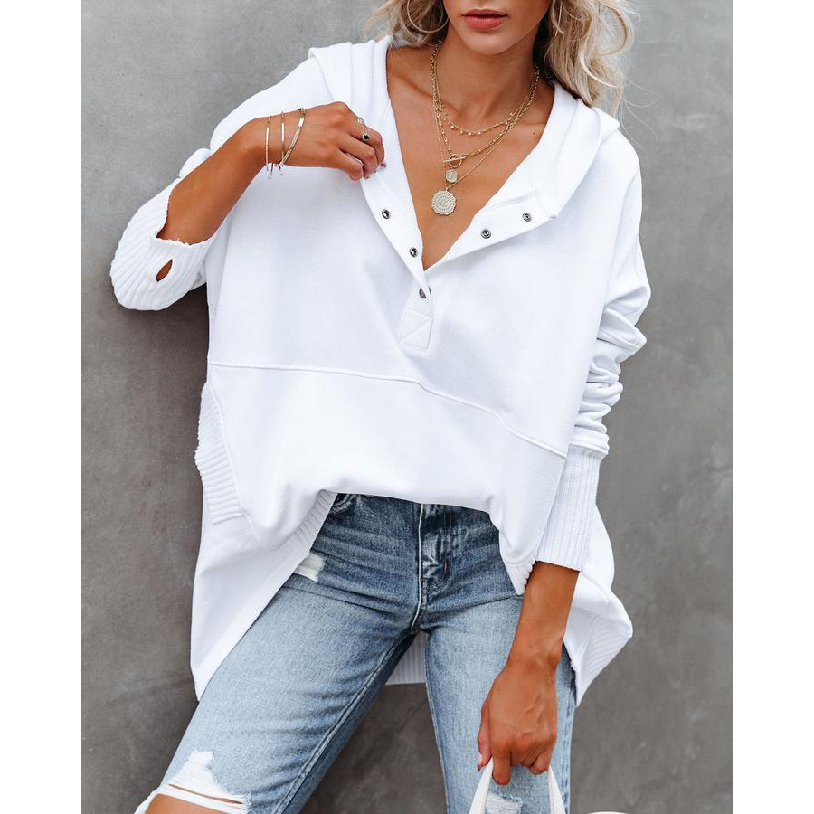 A-369 Cardigan Women Hooded Jacket Long Sleeves Outfit Solid Color Pockets Loose Gym Jackets Autumn outfit Sportswear For Lady