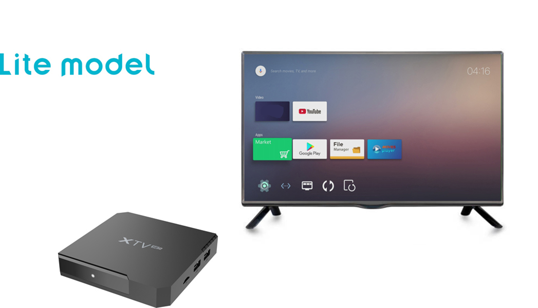 Ship from Spain MEELO PLUS XTV SE2 Lite TV Box Media with BT Remote Control Android 11 2.4G/5G WIFI Amlogic S905W2 2GB RAM 8GB ROM