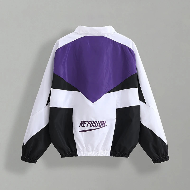 Spring Fall Varsity Jacket Men Patchwork Embroidery Bomber Casual Street Loose Zipper Coat Women Couple College Jackets 240807