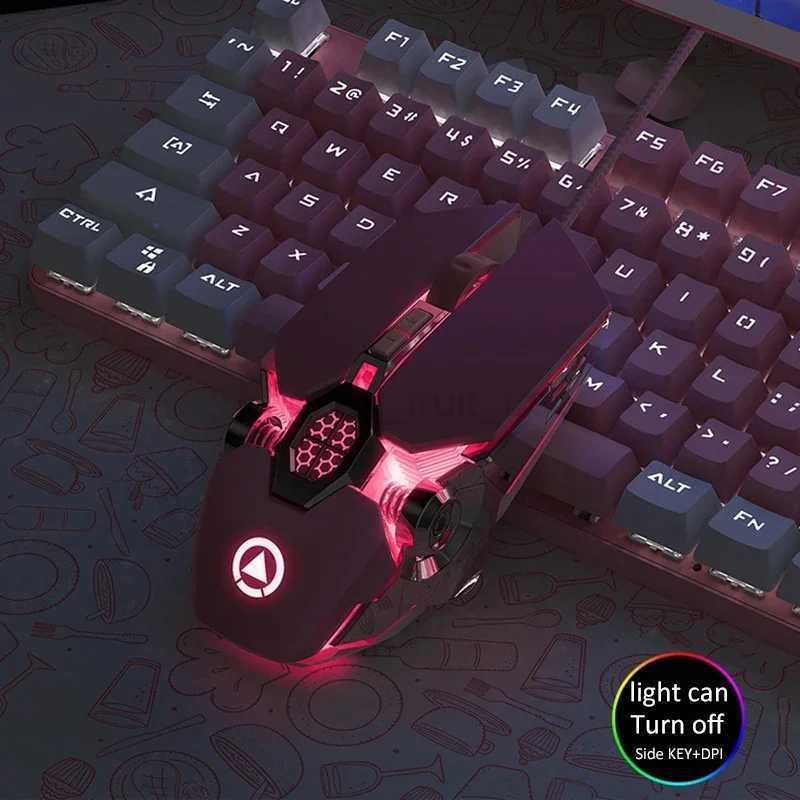 Professional USB Wired Gaming Mouse 6 Button 3200DPI LED Optical Computer Mouse Game Mice Silent Mouse Mause For PC laptop GamerM240725