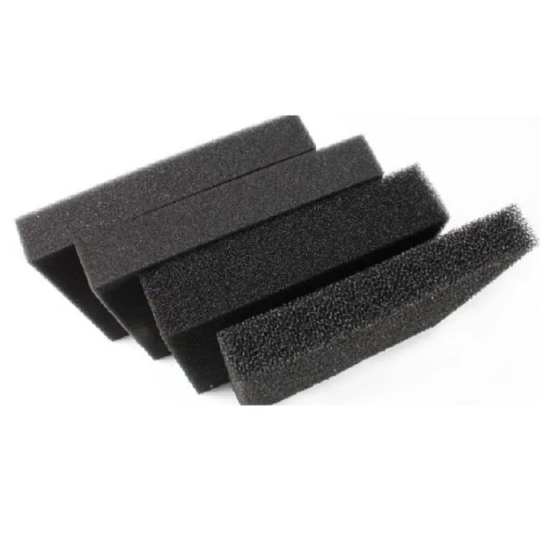 100X100CM large size Practical Biochemical decoration Cotton Sponge Aquarium Filter Fish Tank Pond Black Foam sponge Tank