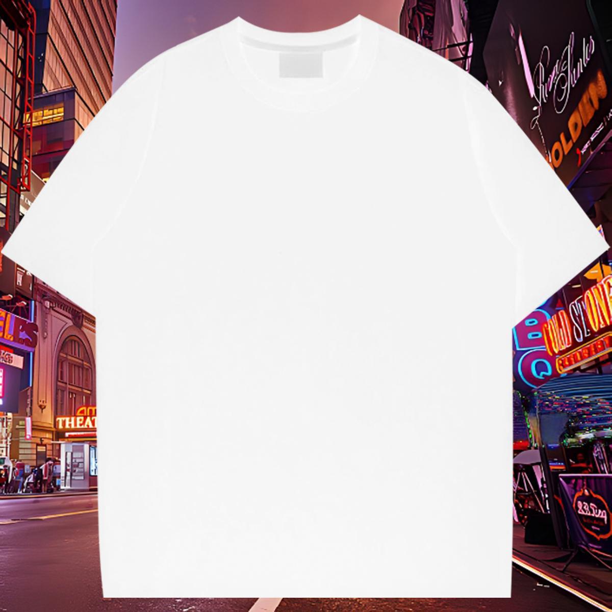 DIY Mens Tshirts 230g 100% Cotton Home Outdoor panting Breathable Soft Mens T Shirts Classic Graphic Top Tees