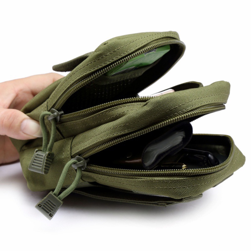 Outdoor Tactical Multi-function Fanny Pack Mobile Phone Bag Outdoor Sports MOLLE Accessory Bag EDC Kit 3