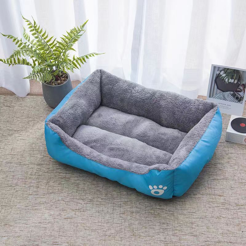 Large Pet and Warm Comfortable House Soft PP Cotton Nest Dog Basket Mat Universal Waterproof Cat Bed