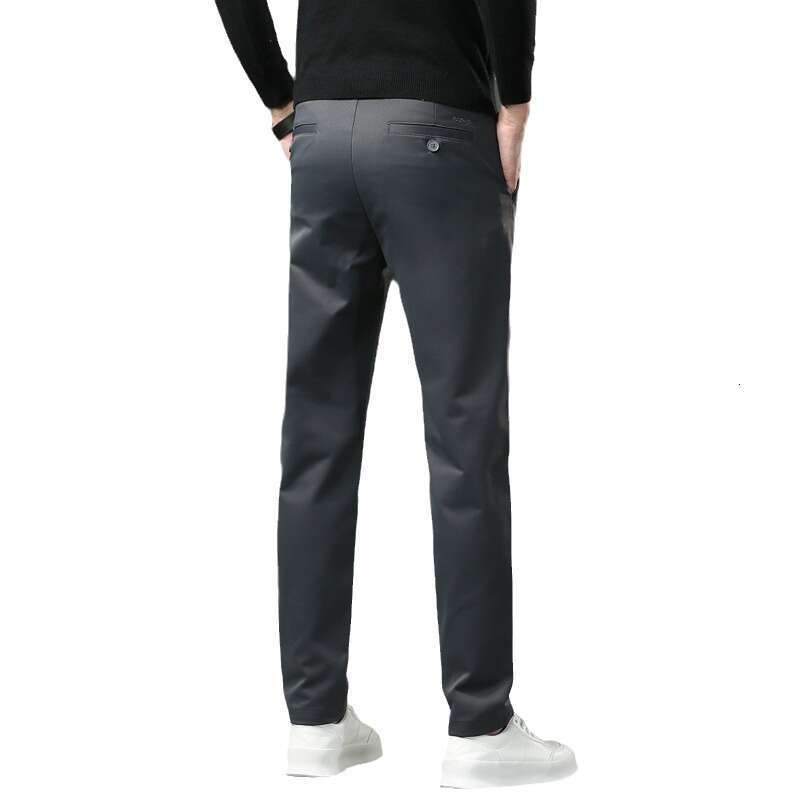Mens Spring Autumn 2024 New Straight Tube Versatile Loose and Luxurious Business Slim Fit Casual Mens Pants Jeans for Pregnant Women Pants Trousers Ca