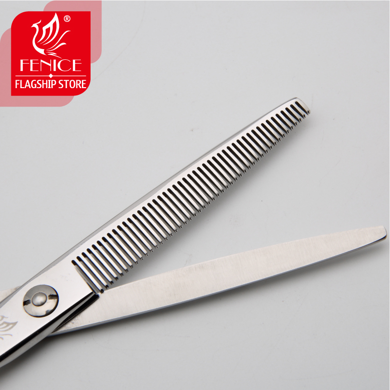 Fenice high quality professional JP440c 6.5 inch pet dog grooming shears thinning scissors for dogs tesoura makas
