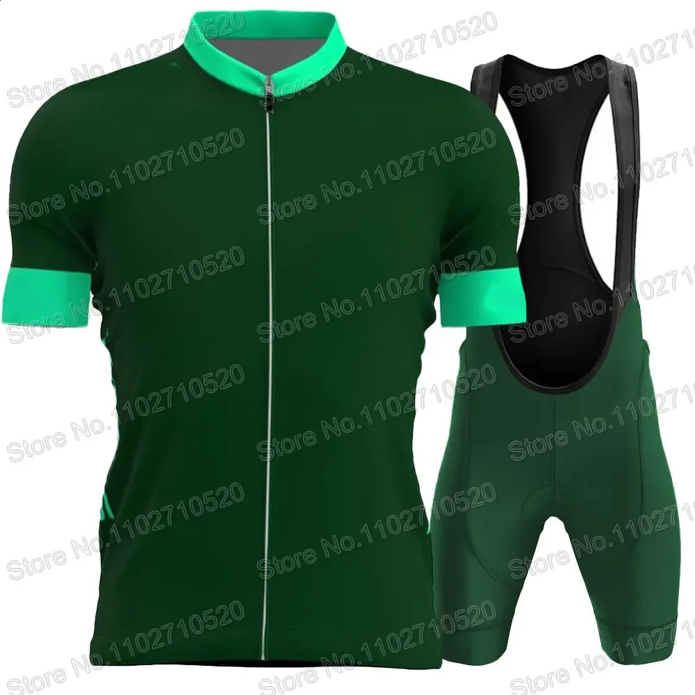 France Tour Cycling Jersey TDF Set Men Green Yellow Polka Dot Short Clothing Road Bike Shirts Suit Bicycle Bib Shorts Ropa 240716