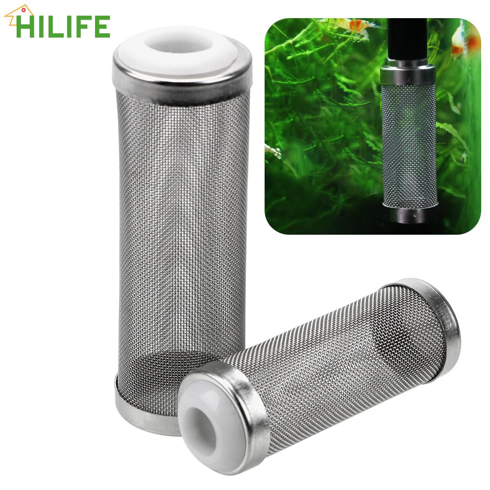 Special Shrimp Cylinder Filter Shrimp Net Aquarium Accessories Stainless Steel Filter Inflow Inlet Protect S/L Size
