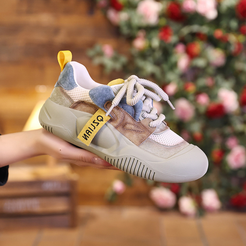 Women Soft Ddmysports Casual Shoes Design Sense Versatile Fashion Vintage Style Print Star Free Shipping Outdoor