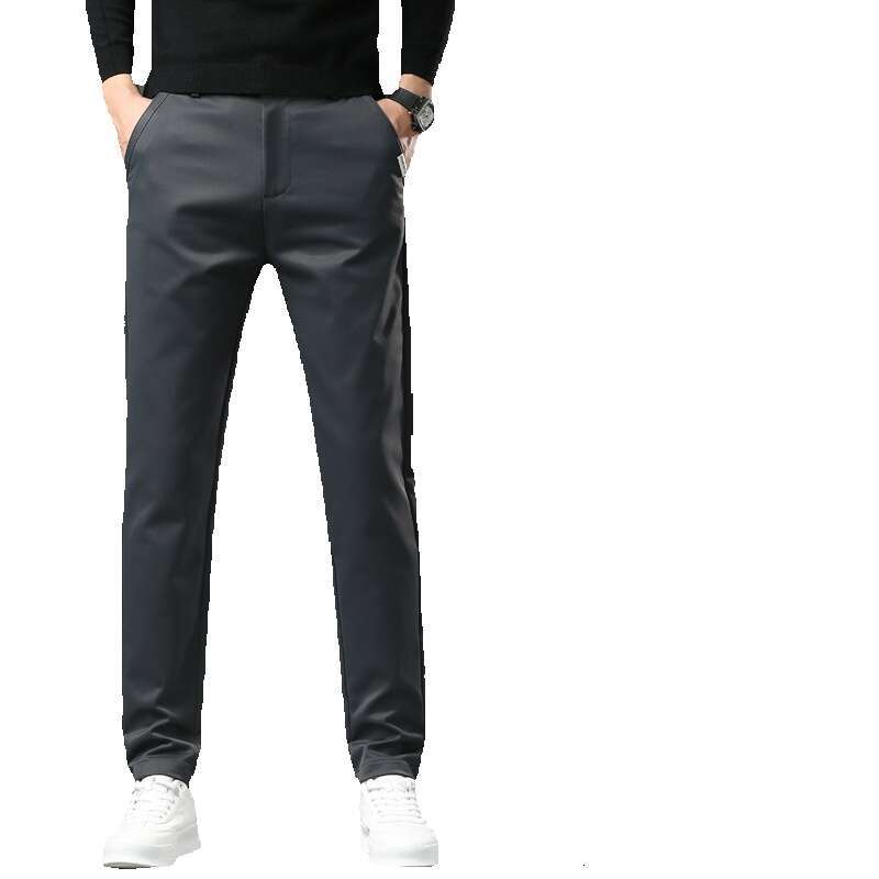 Mens Spring Autumn 2024 New Straight Tube Versatile Loose and Luxurious Business Slim Fit Casual Mens Pants Jeans for Pregnant Women Pants Trousers Ca