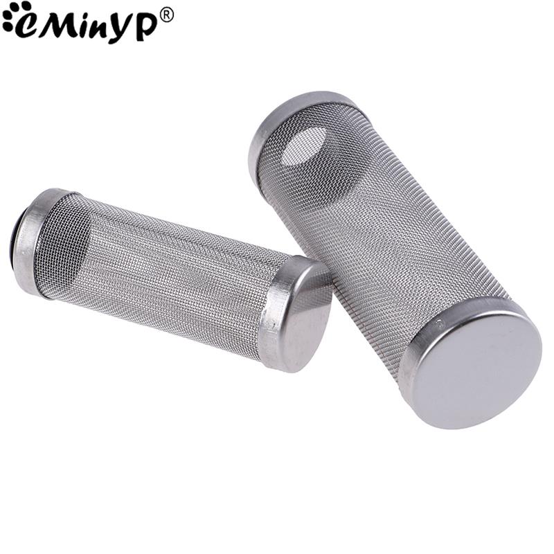 12/16mm Aquarium Inflow Inlet Filter Stainless Steel Mesh Net Guard Fish Tank Filter Accesories Intake Strainer Prefilter Cover