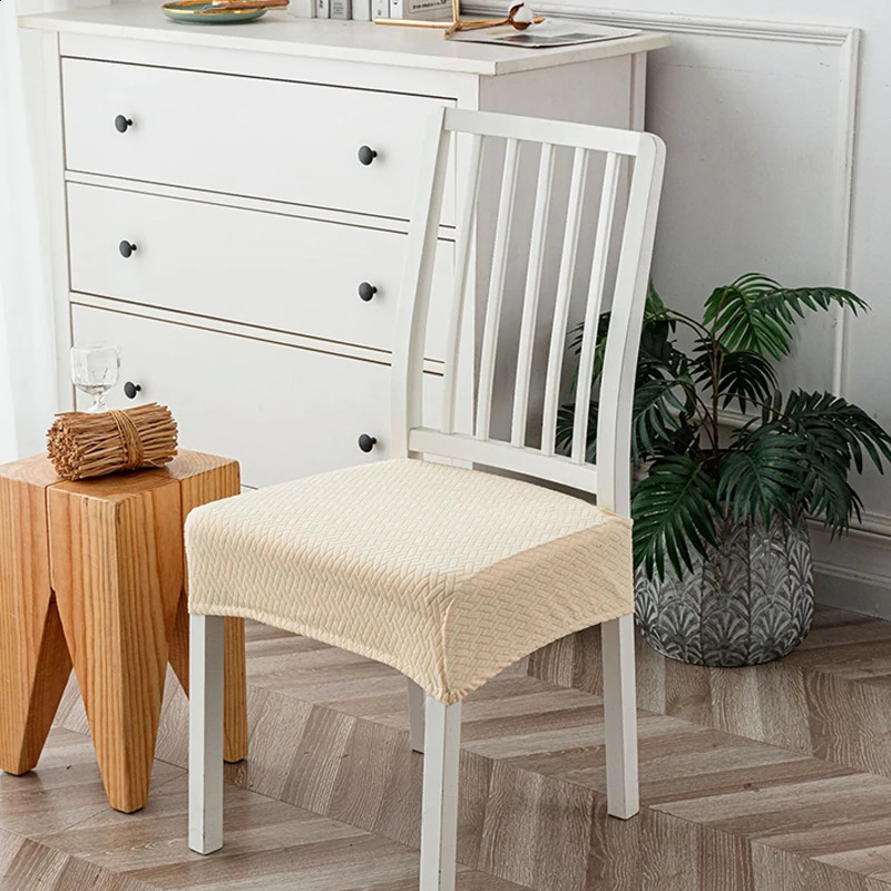 Polyester Bar Seat Cover el Banquet Restaurant Small Size Solid Color Living Room Kitchen y240821