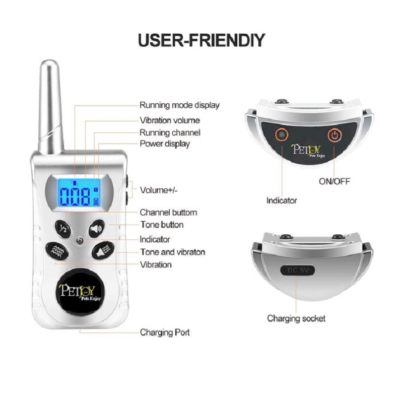 Cat Vibrating Collar With Remote,1600ft Range Cat&Dog Training Collar for Small Medium Dogs,Beep Vibration Waterproof Dog Collar