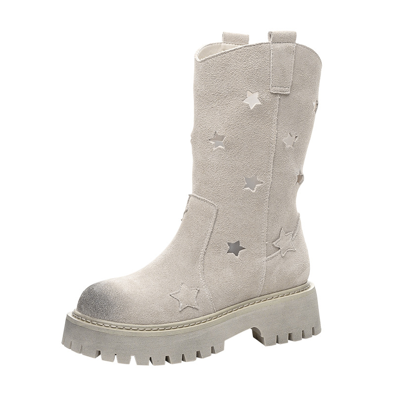 Ladies' Western Cowboy Boots Breathable Martin Boots