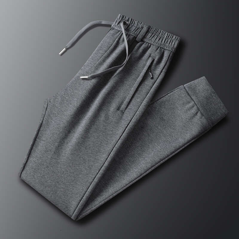 2024 Autumn New Cotton Plus Size Casual Long Leg Binding Sports Mens Sanitary Pants Super Elasticity and Sweat Pants Unisex Military Pants for Man