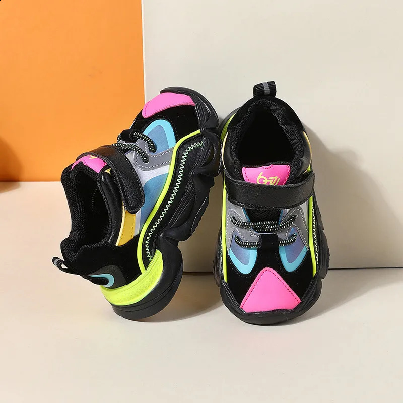 DIMI Autumn Baby Shoes Boy Girl Soft Leather Toddler First Walk Fashion Waterproof NonSlip Infant Sneaker T2106 240723