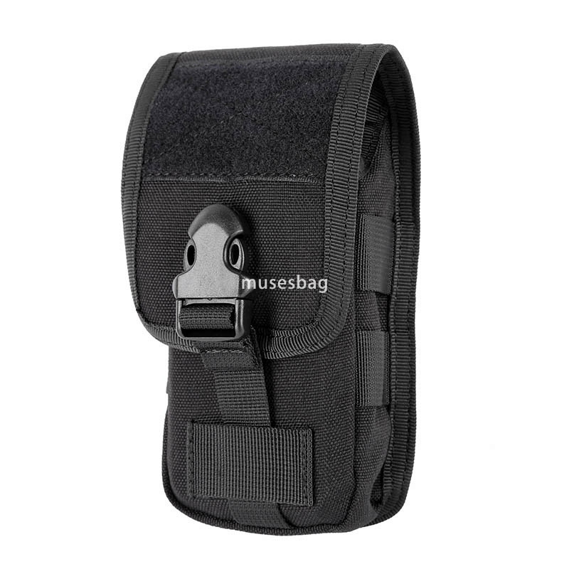 Outdoor new sports double-layer mobile phone bag card bag tactical hanging bag camouflage multi-functional running Fanny pack