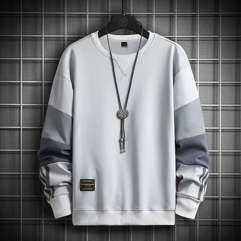 Sweatshirt 2024 Autumn New Item Light Luxury Korean Version Casual Cotton Base Shirt Versatile Men's Long Sleeved T-shirt Hoodies for Men Designe
