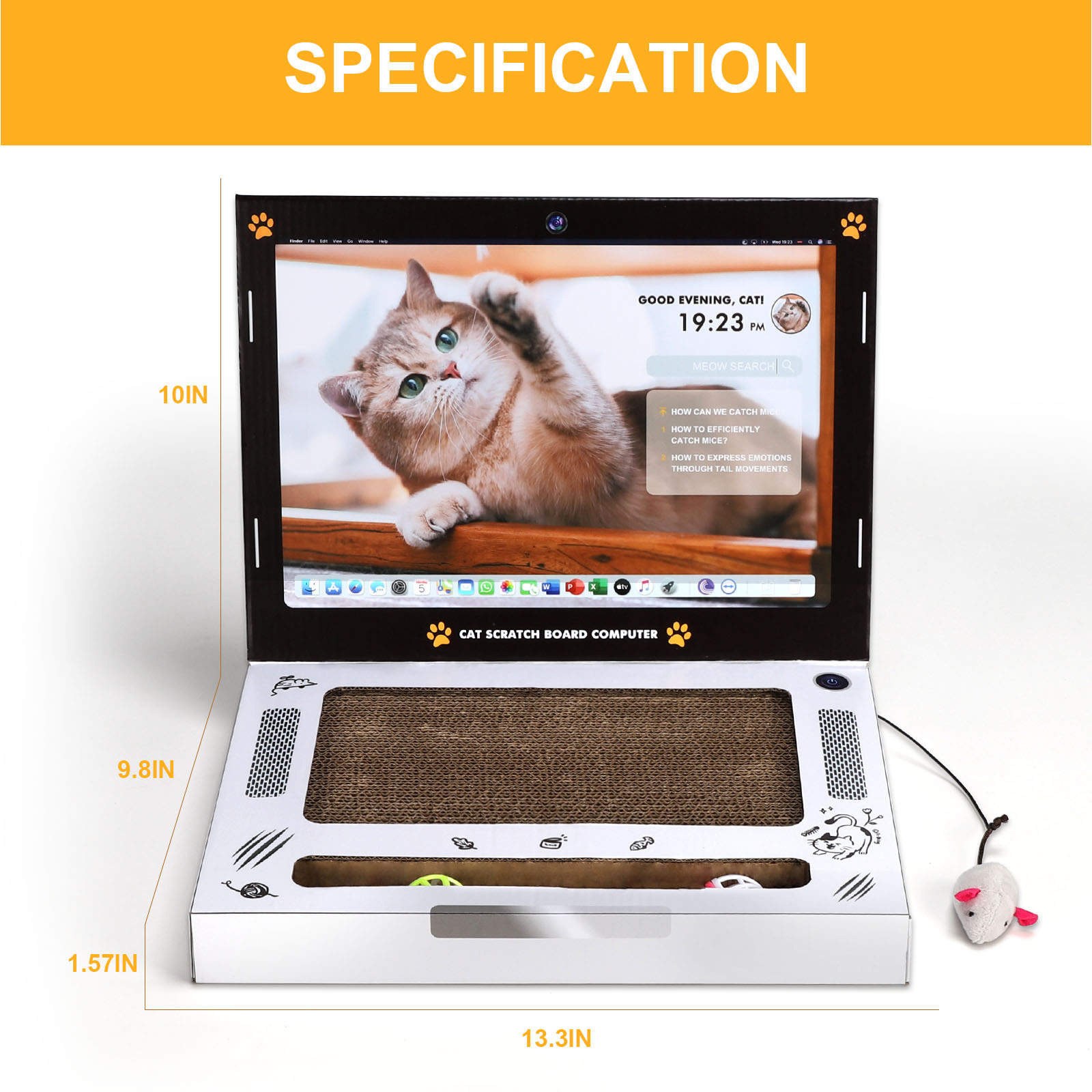 Computer cat scratcher toy scratch board cardboard sofa shaped pet furniture cats toys wholesale new