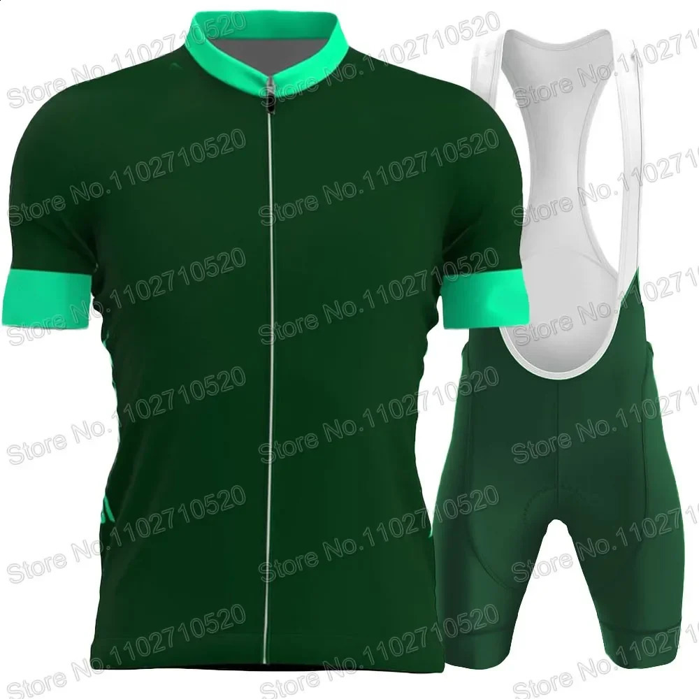 France Tour Cycling Jersey TDF Set Men Green Yellow Polka Dot Short Clothing Road Bike Shirts Suit Bicycle Bib Shorts Ropa 240716