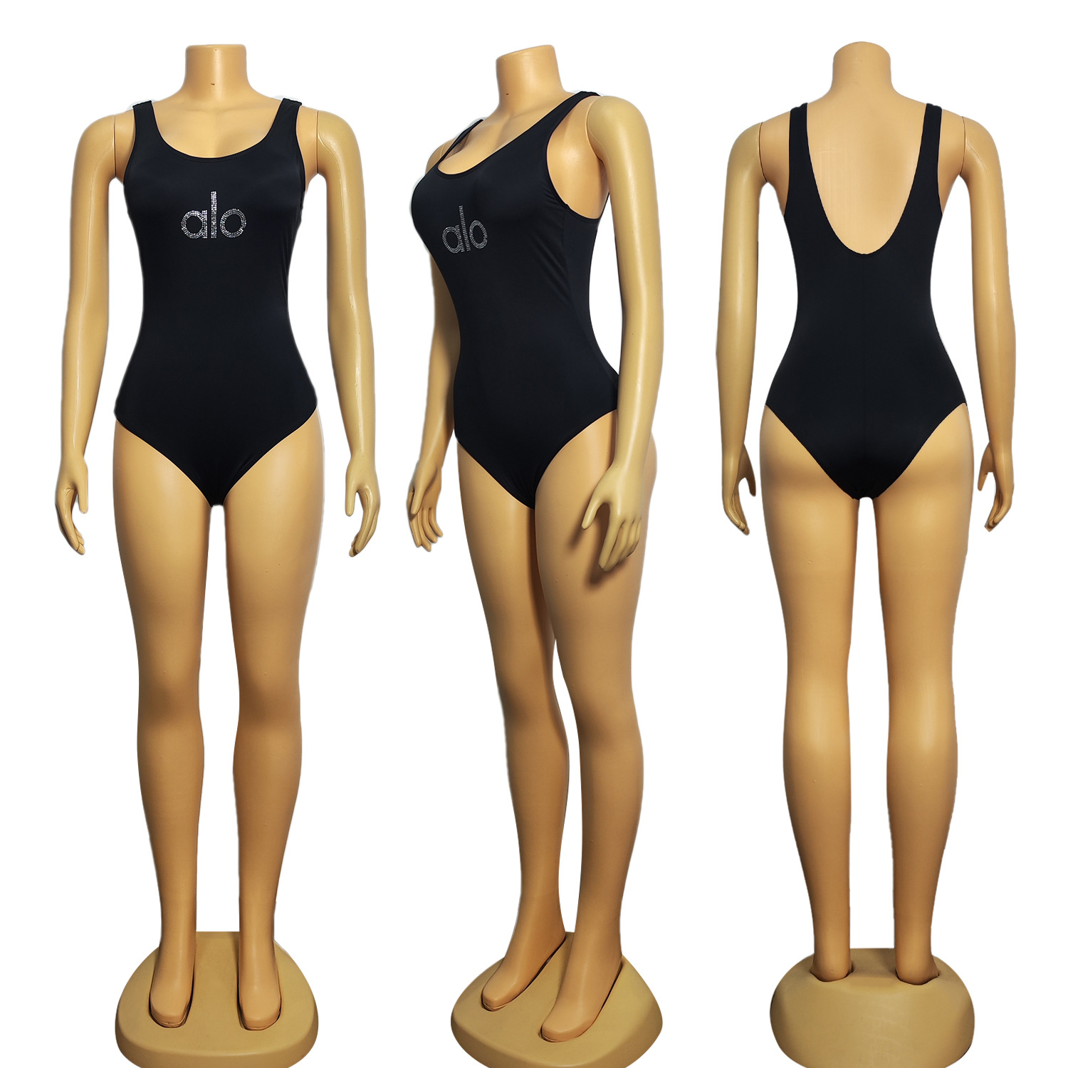Woman Swimwear Bikini Designer Bikinis Swimming clothing Sexy One Piece Swimsuits Womens Beach Underwear Padded Black Bathing Suits