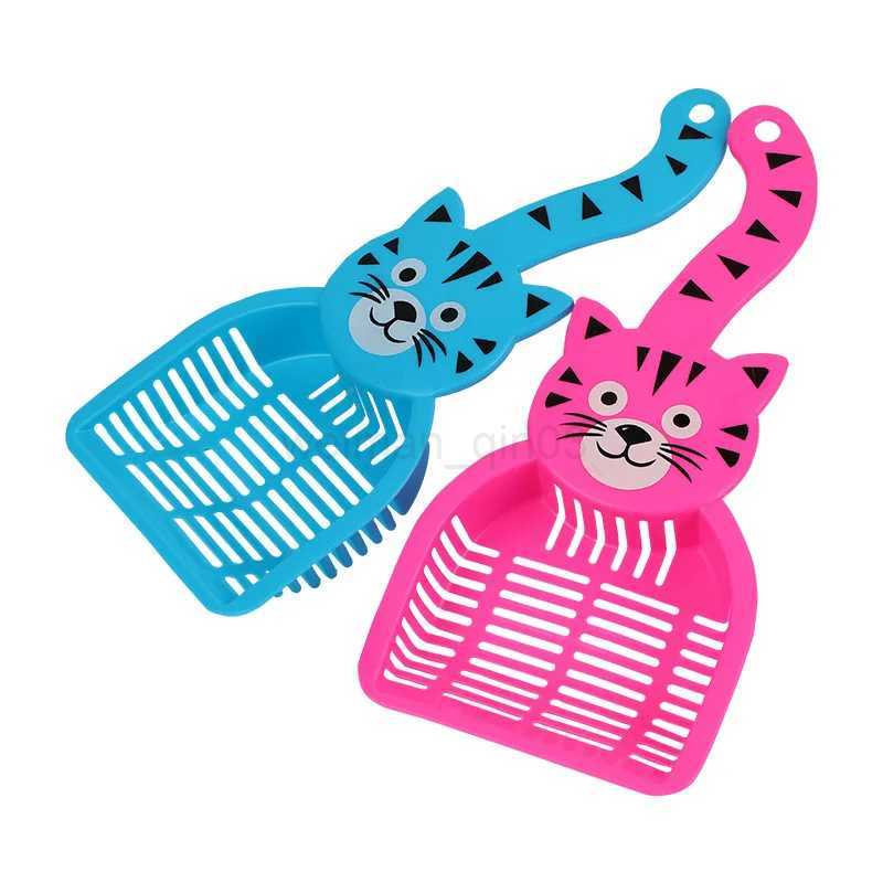 1pcs Cut-out Cartoon Plastic Cat Litter Scooper Home Indoor Dog Pet Cleaning Products Pet Poop ScooperCL240726