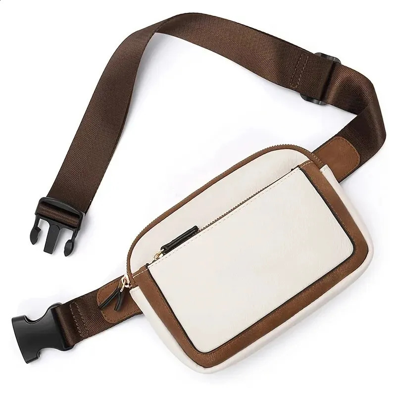 Waist for Women, PU hot Leather Crossbody Sling Bag with Adjustable Strap, Vegan Messenger Handbag